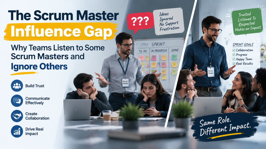 The Scrum Master Influence Gap: Why Teams Listen to Some Scrum Masters and Ignore Others