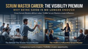 Scrum Master Career: The Visibility Premium and Why Being Good Is No Longer Enough