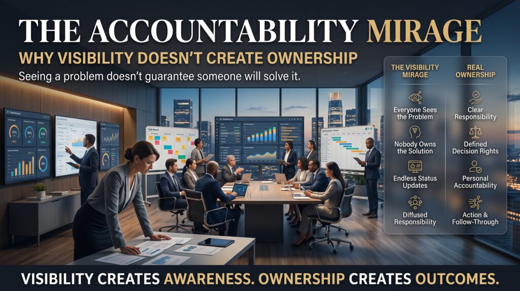 The Accountability Mirage: Why Visibility Doesn't Create Ownership