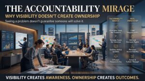 The Accountability Mirage: Why Visibility Doesn't Create Ownership